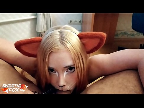 ❤️ Kitsune înghite pula și ejaculează în gură ❤️❌  at ro.hochu-sex-tomsk.ru ❌️